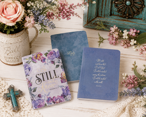 Be Still 3 Piece Notebook Set - Purple