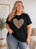 Cheetah Heart T-shirt