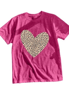 Cheetah Heart T-shirt