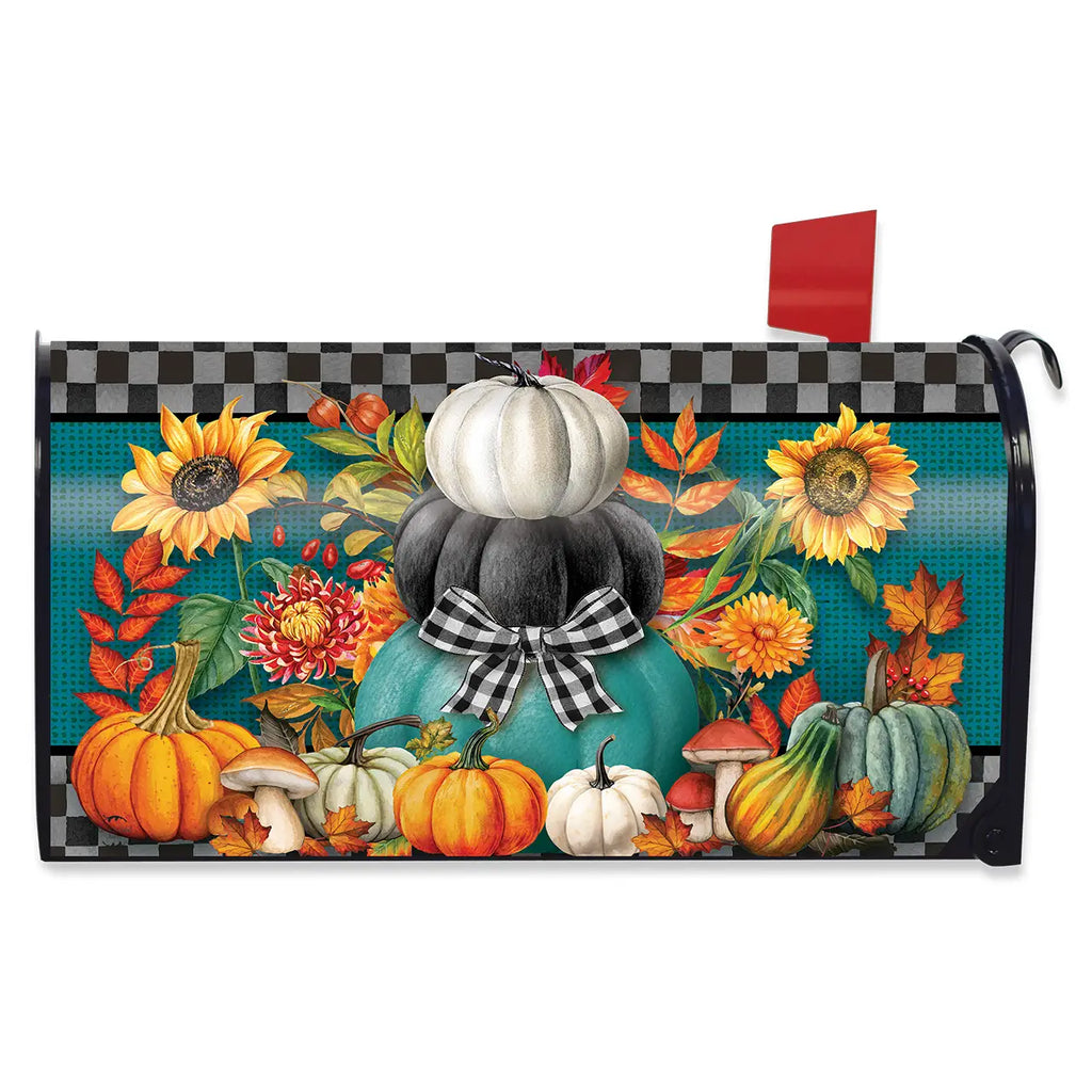 Pumpkin Mailbox Cover