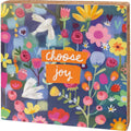 Choose Joy Block Sign