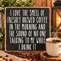 I Love Coffee Block