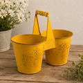 Decorative Bee Bucket Set - Metal