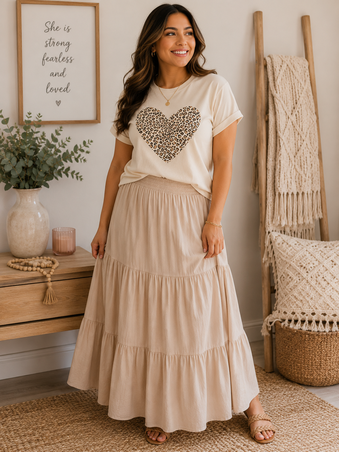 Cheetah Heart T-shirt