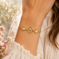 Pressed Baby's Breath Bracelet
