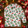 Santa Saurus L/S Polo