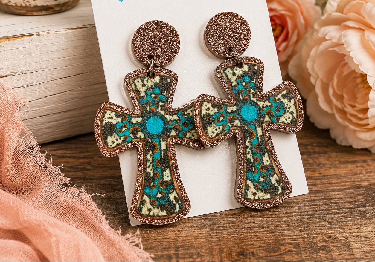 Cross Earrings