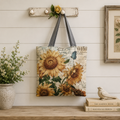 Sunflower Canvas Tote