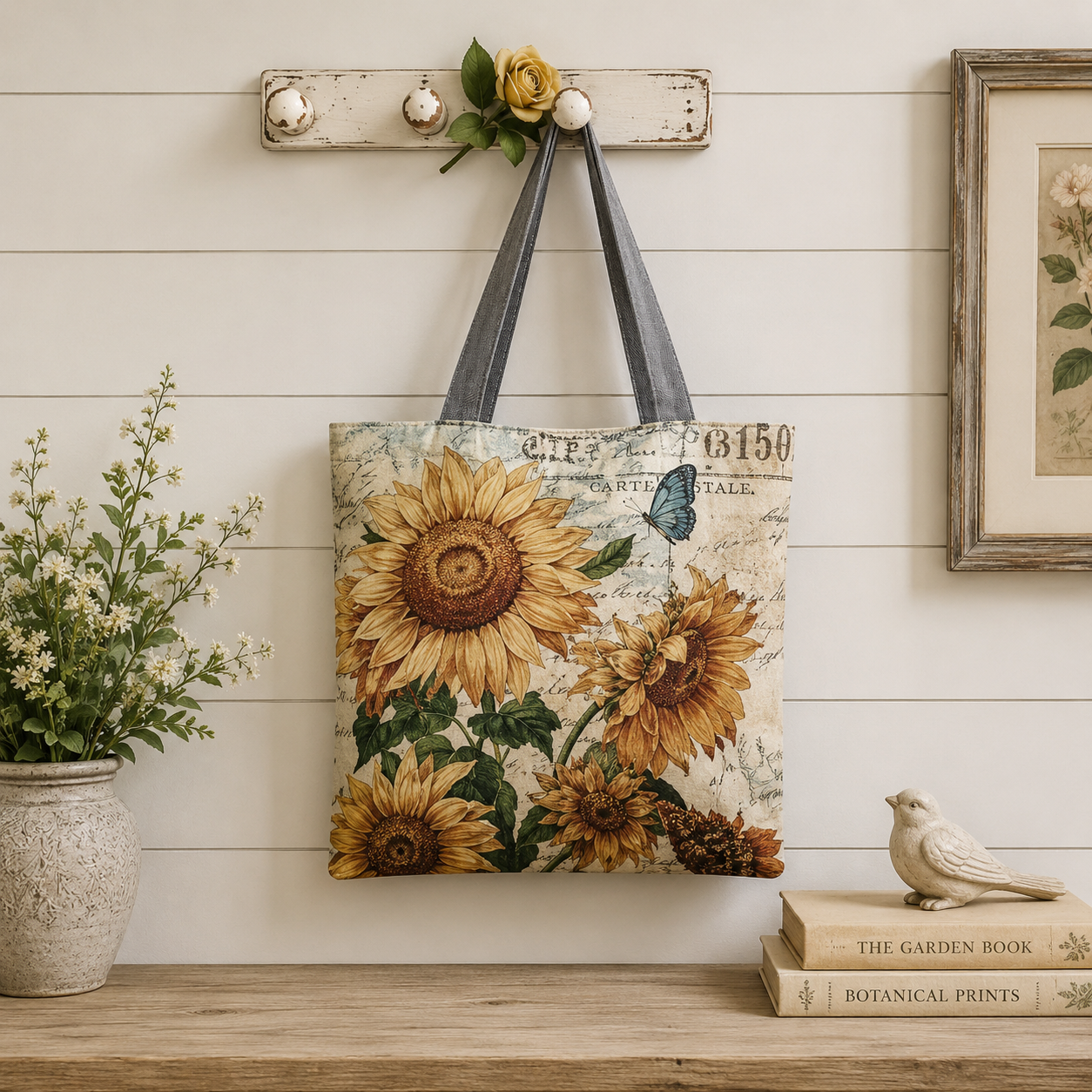 Sunflower Canvas Tote