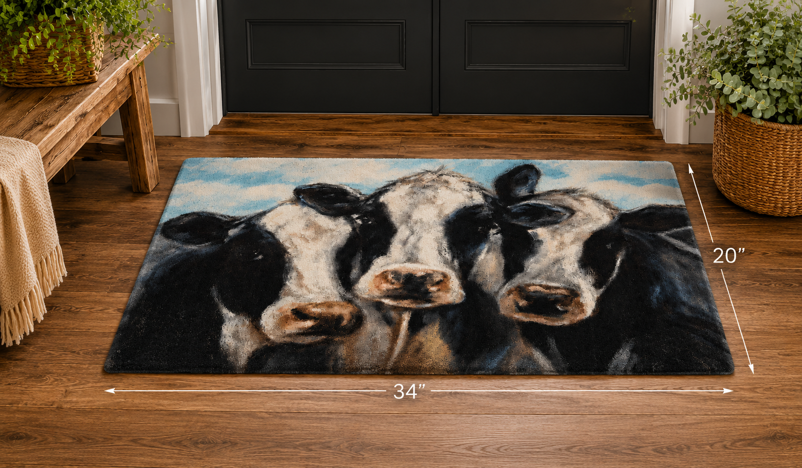 Cow Rug