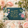 Be Still Checkbook Holder
