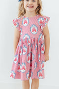 Once Upon a Castle Flutter Sleeve Twirl Dress