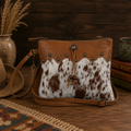 Ornate Brown Leather and Harion - Myra Bag