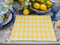 Yellow Checked Placemats