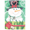 Snowman Garden Flag